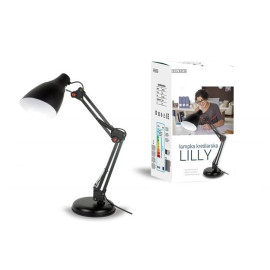 Lampa biurkowa E27 LILLY czarna FN018